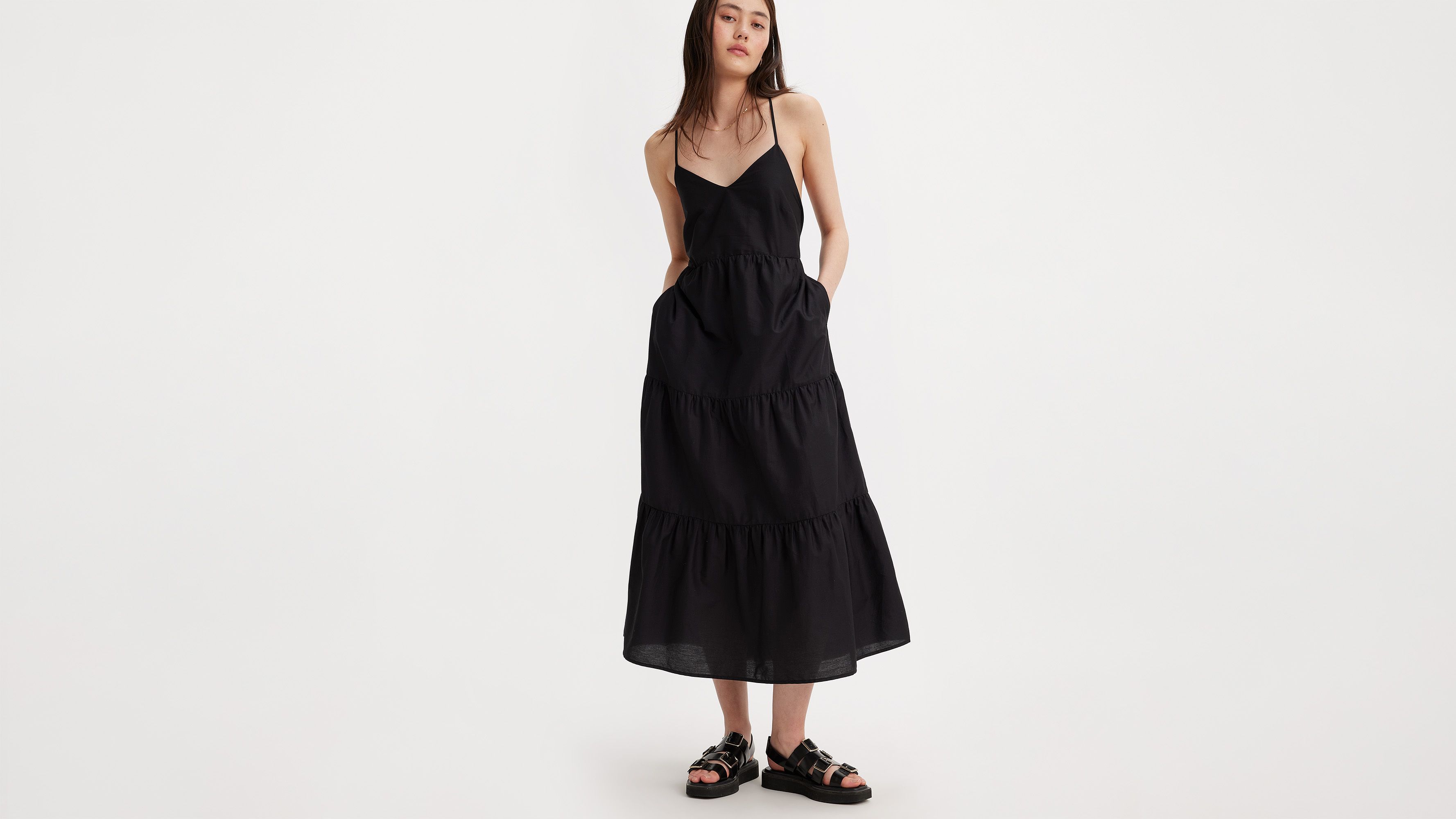 Maxi slip dress