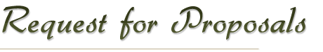 Request for Proposals