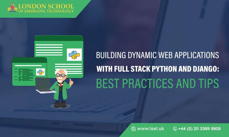 Building Dynamic Web Applications With Full Stack Python And Django Best Practices And Tips - Modern Mountain Art - 4K