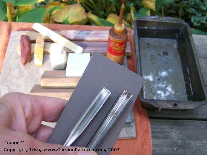 Sharpening Stones, Slipstones, Honing Boards, and Strops used in wood