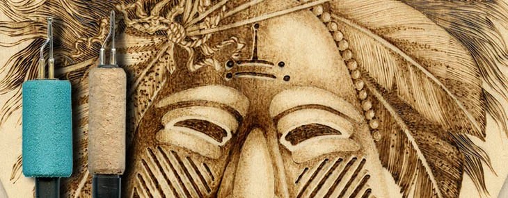 Ceremonial Mask Pyrography Project