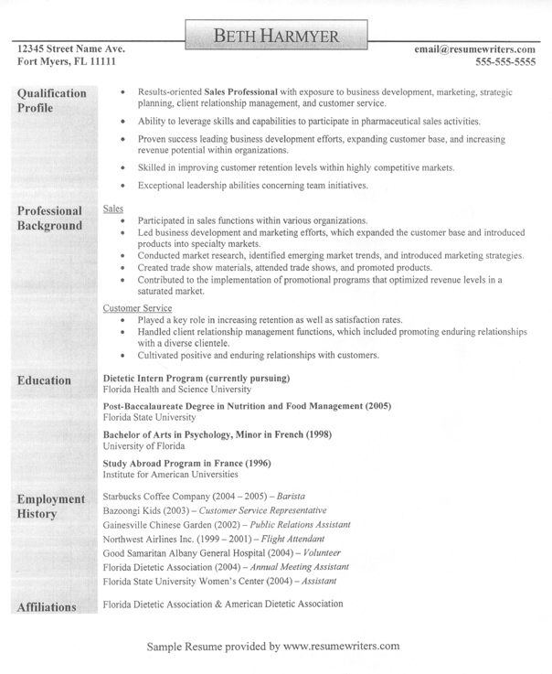 Resume help