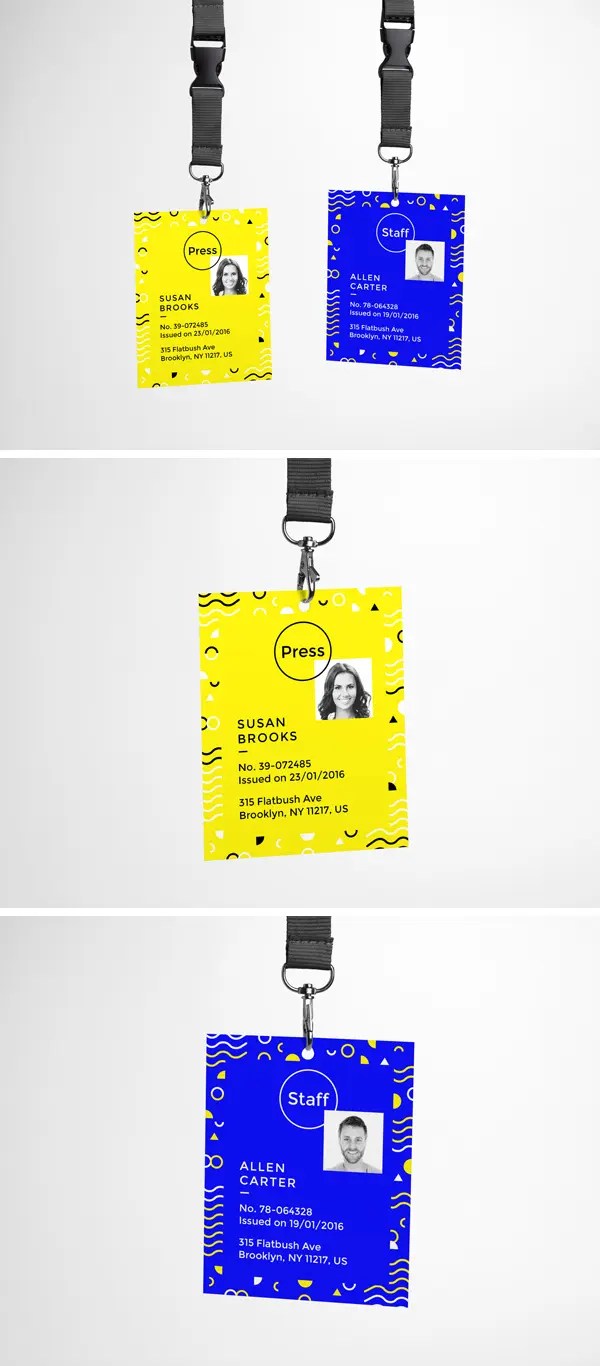 Realistic Id Card Free Psd Mockup Ltheme