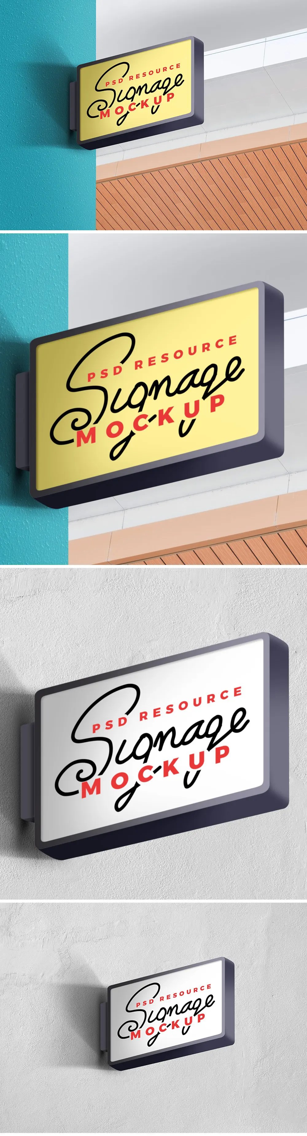 Ache e baixe recursos grátis para fachada. Free Wall Sign Mockup Psd Template Ltheme