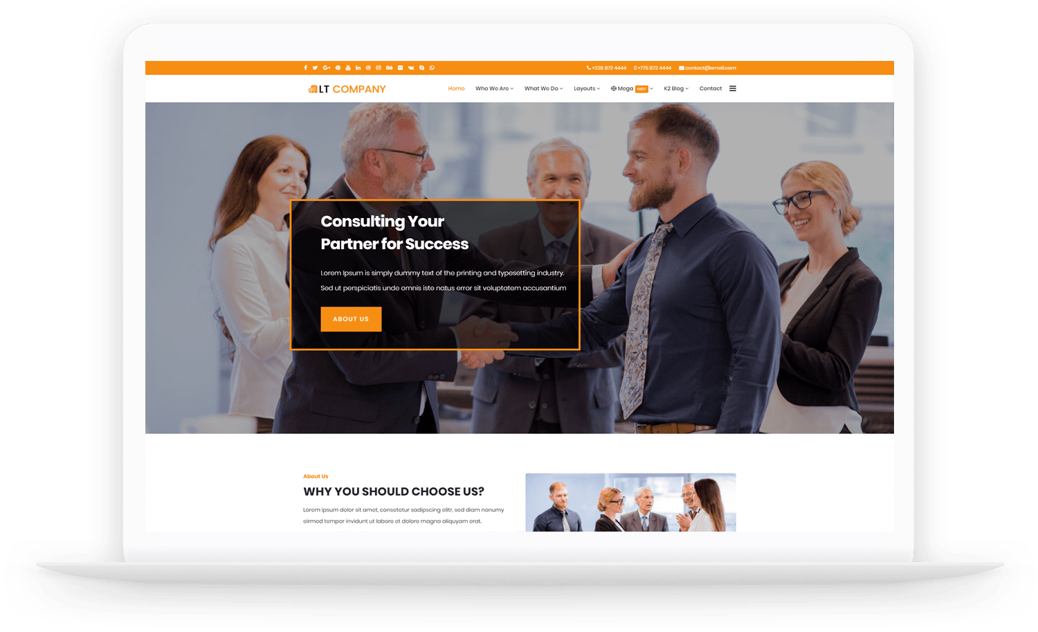 Lt Company Free Joomla Business Template