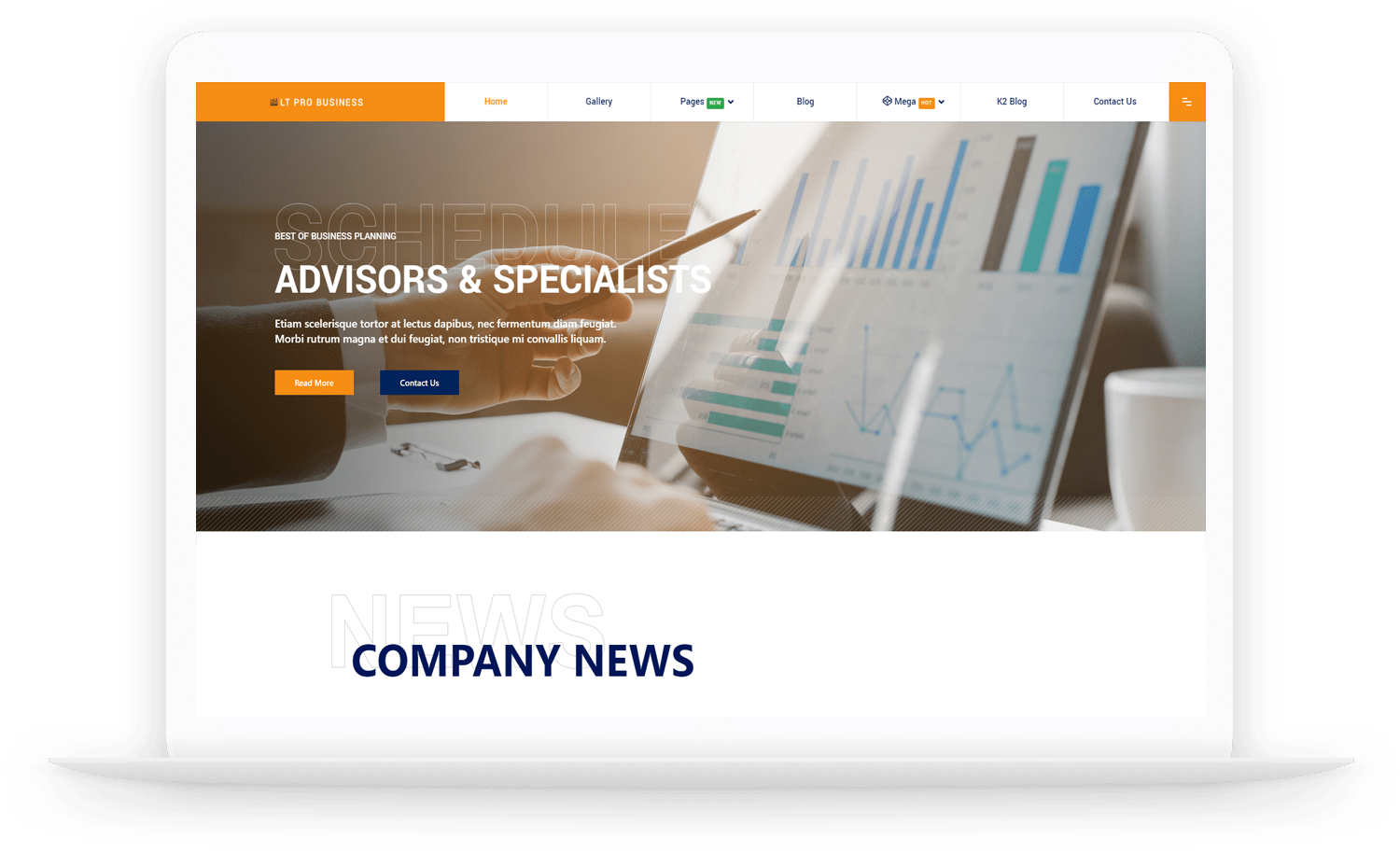 Lt Pro Business Free Joomla Business Template