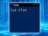 Lua Examples For Quick Learning And Mastery