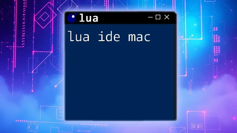 Mastering Lua Ide On Mac A Quick Start Guide - Nature Illustration Collection - Ultra HD Quality
