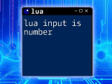 Lua Convert String To Number A Quick Guide