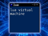 Mastering Lua For Visual Studio A Quick Guide