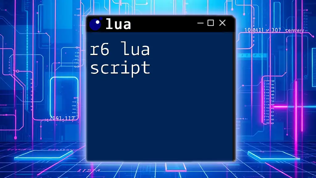 Mastering Roblox Lua Scripts In No Time R6 Lua Script.webp