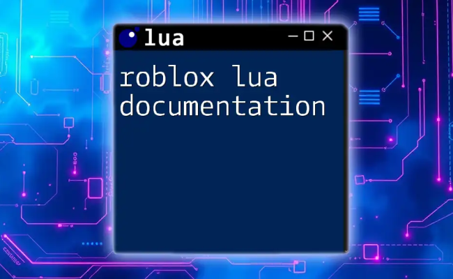 Explore The Roblox Lua Book: Your Quick-Learn Guide