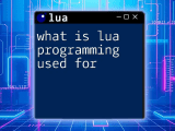 What Does Lua Mean Unlocking Its Core Concepts