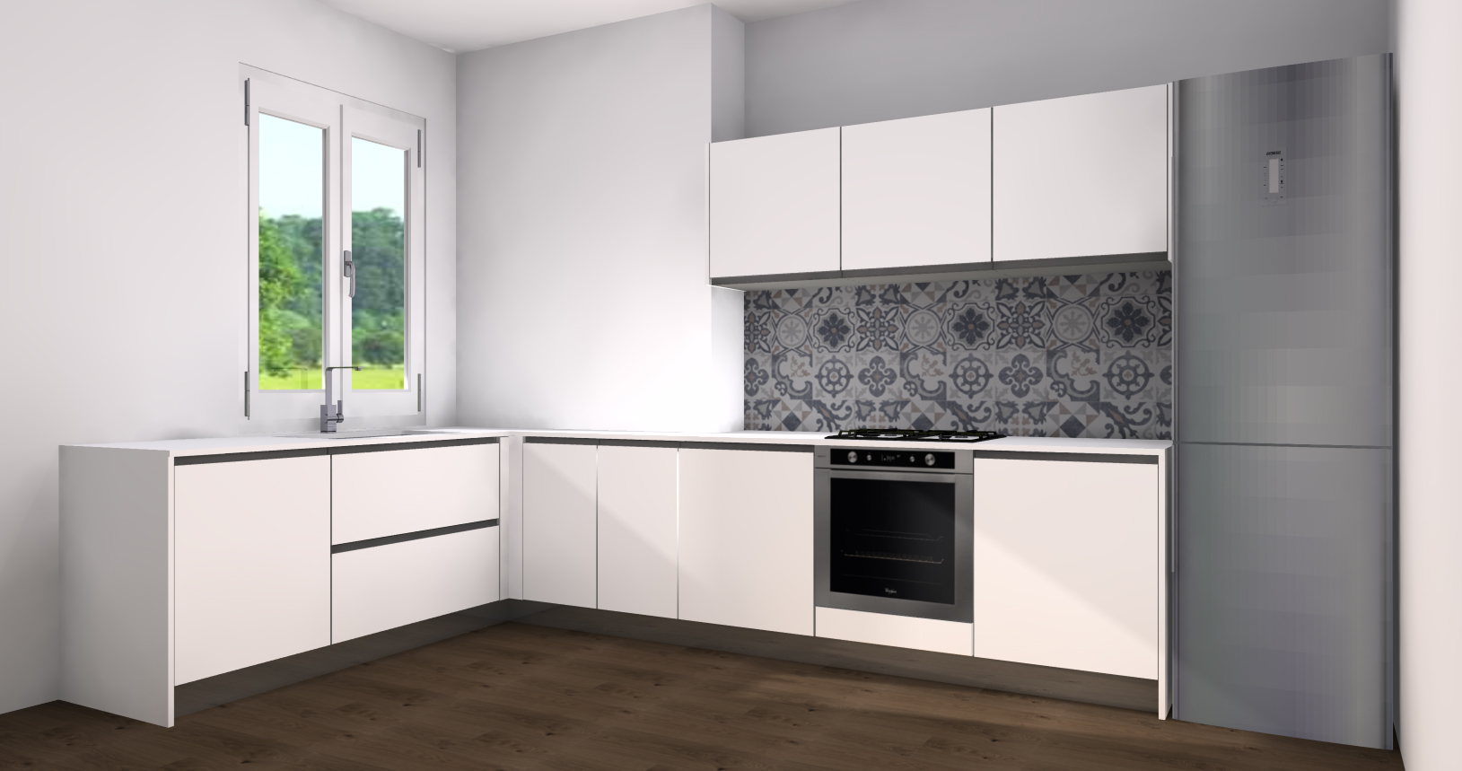 LAMINATE | Kitchen cabinets by Porcelanosa-Gamadecor