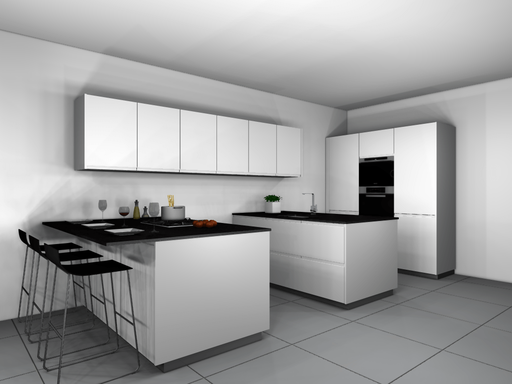 MATT LACQUER | Kitchen cabinets by Porcelanosa-Gamadecor