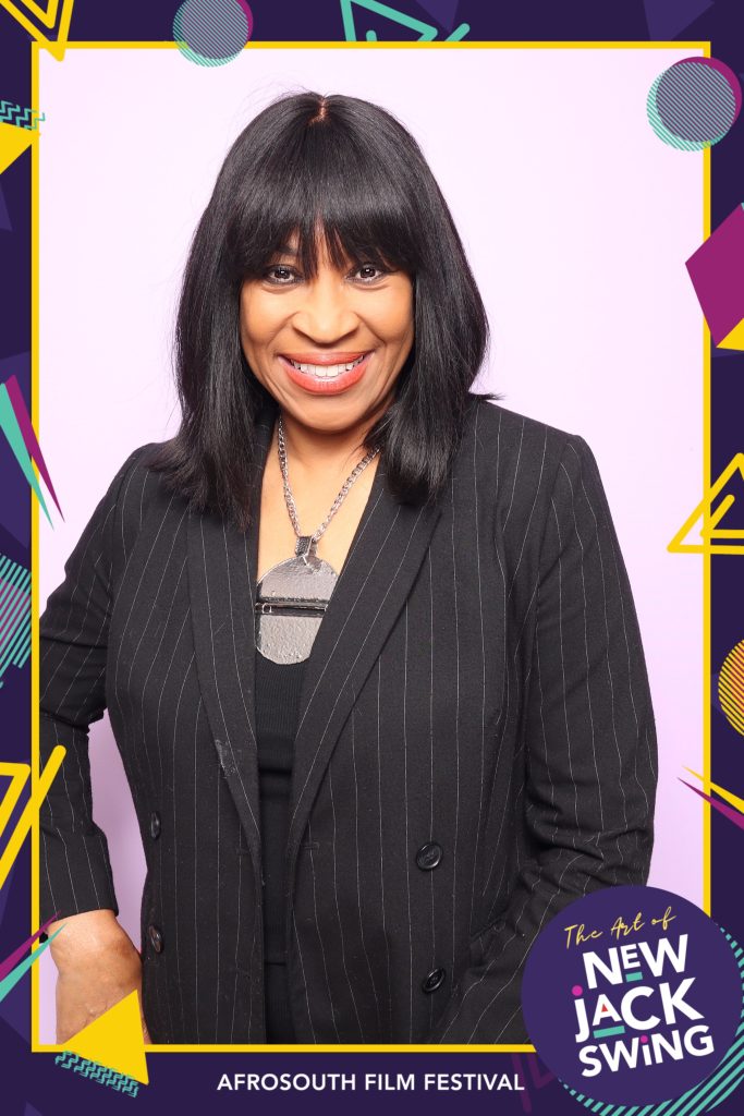 Photo booth capture from The Art of New Jack Swing party, presented by AfroSouth Film Festival