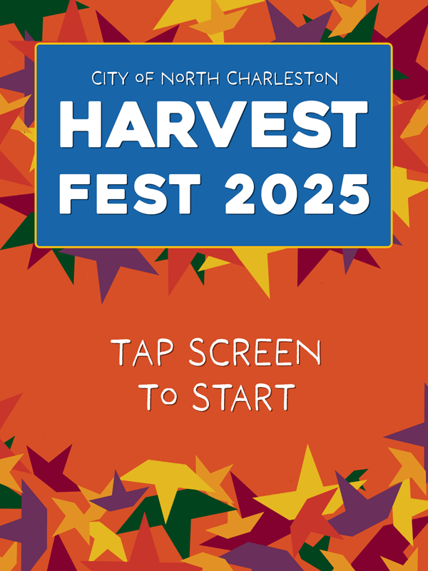 Custom start screen to match the event flyer