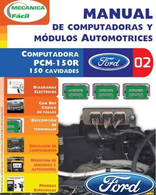 Manual Computadora PCM-150R Ford Ecu 150 pines