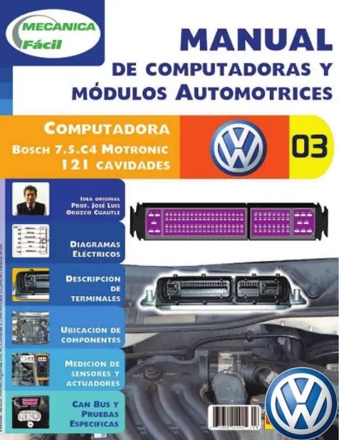 Manual Computadora BOSCH 7.5.C4 Motronic Ecu 121 pines