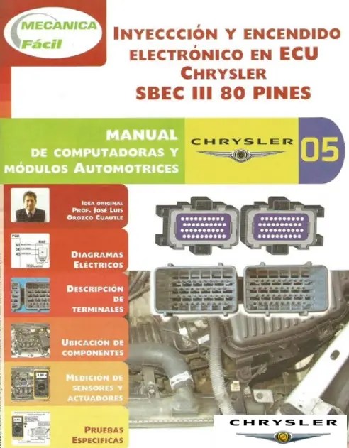 Manual Computadora SBEC III Ecu Chrylser 80 pines