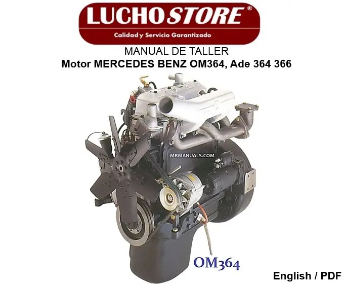 Manual de Taller Motor Mercedes Benz 364 Ade 364 366 Mecánica