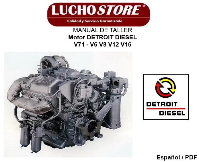 Manual de Taller Motor Detroit V71 Diesel Reparación Español