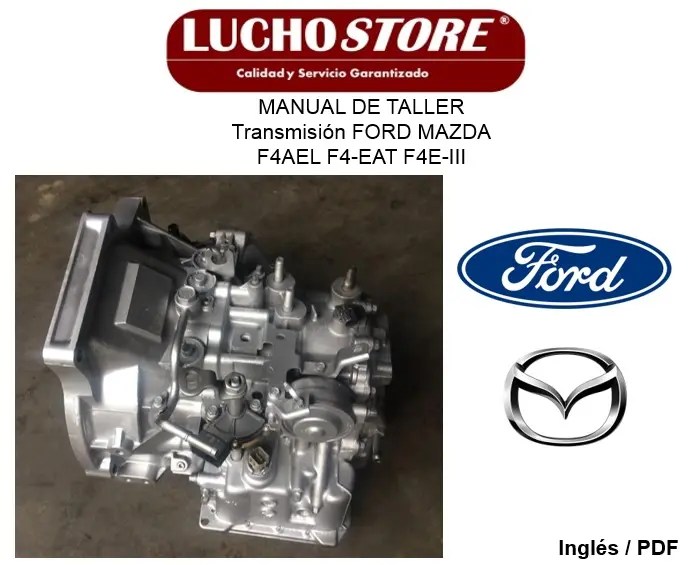 Manual de Taller Transmisión F4AEL F4-EAT F4E-III Ford Mazda Kia Rio Spectra Sephia Automática Reparación