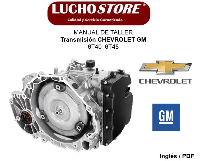 Manual de Taller Transmisión 6T40 6T45 Chevrolet Cruze GM Automática Reparación