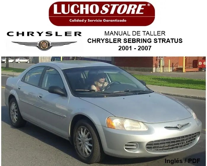 Manual de Taller Chrysler Dodge Cirrus Sebring Stratus 2001 - 2007 Diagramas
