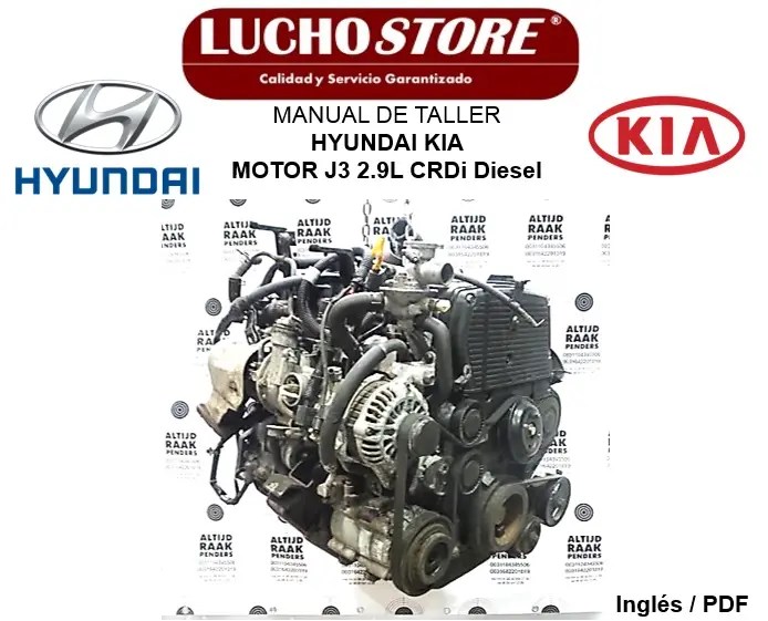 Manual de Taller Hyundai Kia Motor J3 CRDi 2.9L Diesel