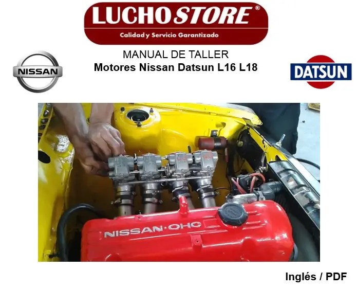 Manual de Taller Motores Nissan Datsun L16 L18