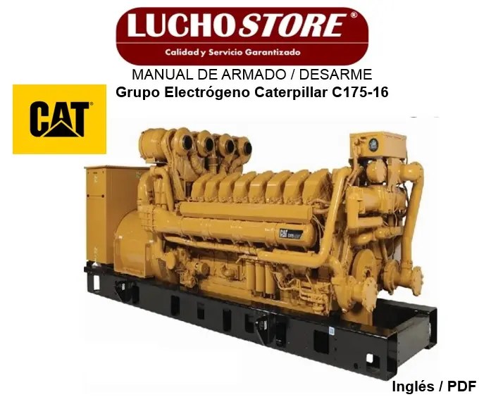Manual de Armado Desarme Grupo Electrógeno Caterpillar C175-16