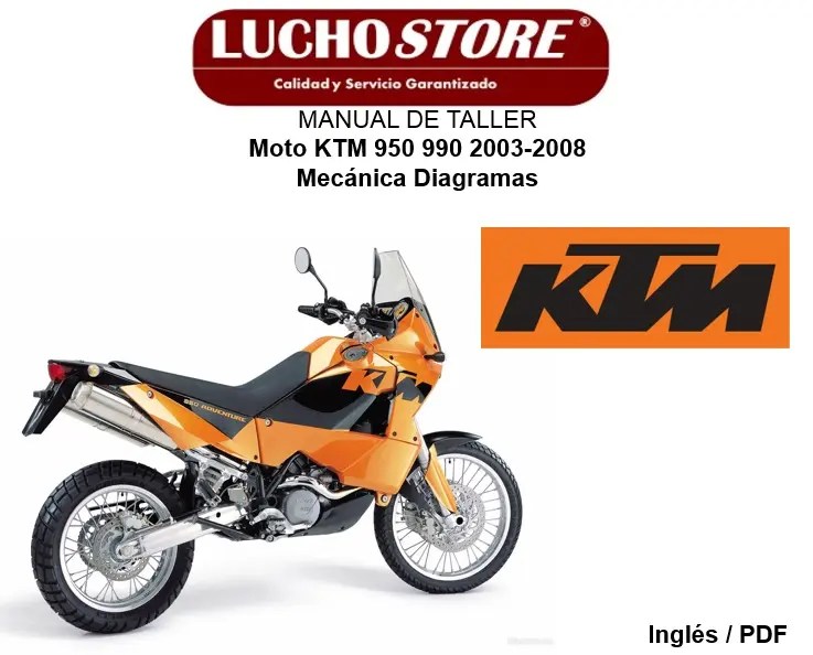 Manual de Taller KTM 950 990 2003-2008 Mecánica Diagramas