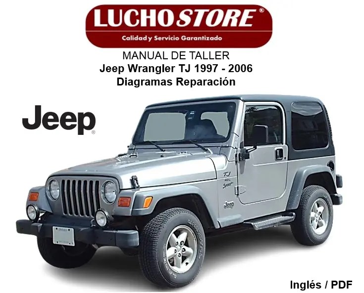 Manual de Taller Jeep Wrangler TJ 1997 - 2006 Diagramas Reparación