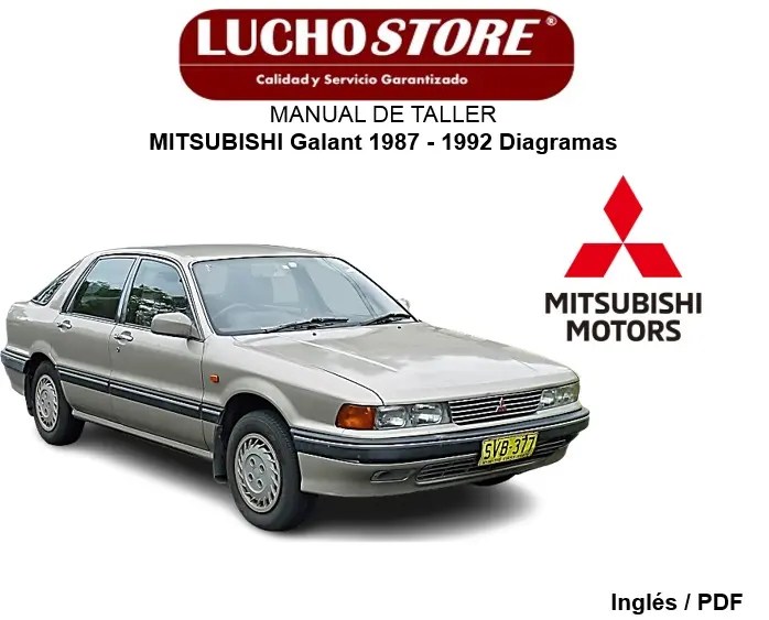 Manual de Taller Mitsubishi Galant 1987 - 1992 Diagramas