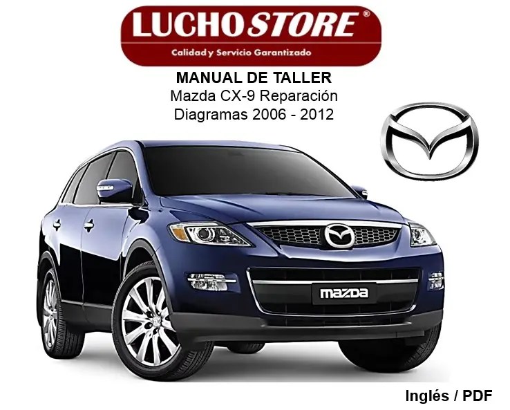 Manual de Taller Mazda CX-9 Reparación Diagramas 2006 - 2012