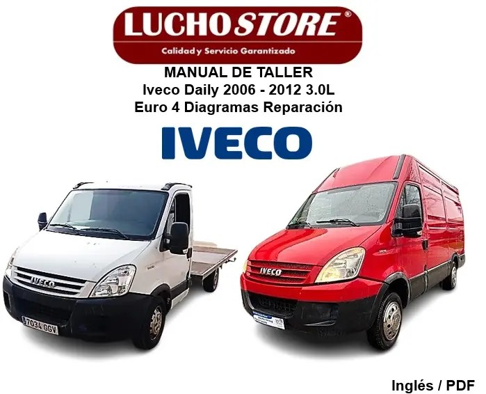 Manual Taller Iveco Daily 2006 - 2012 3.0L Euro 4 Diagramas Reparación