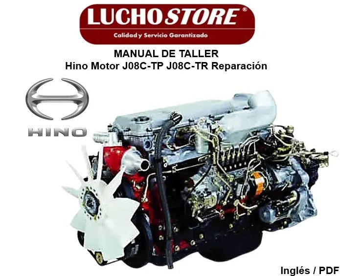 Manual de Taller Hino Motor J08C-TP J08C-TR Reparación