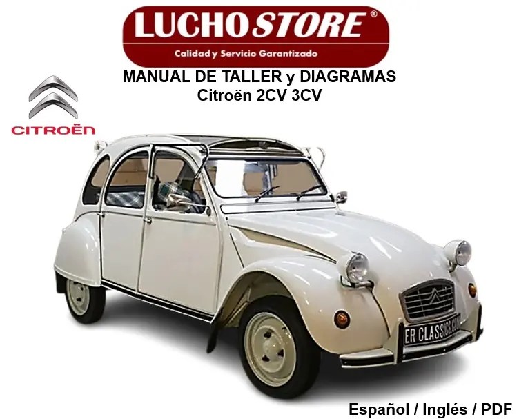 Citroen 2CV 3CV Manual de Taller y Reparación Diagramas