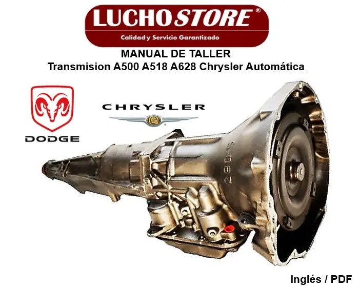 Transmision A500 A518 A628 Manual de Taller Chrysler Automática