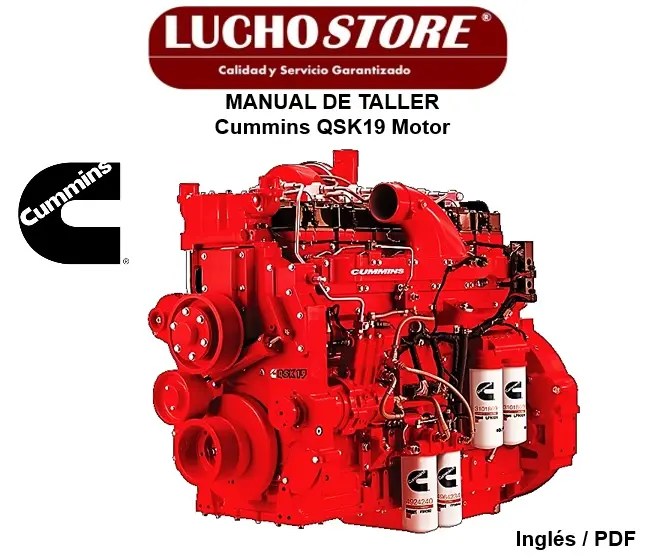 Cummins QSK19 Motor Manual de Taller y Reparación
