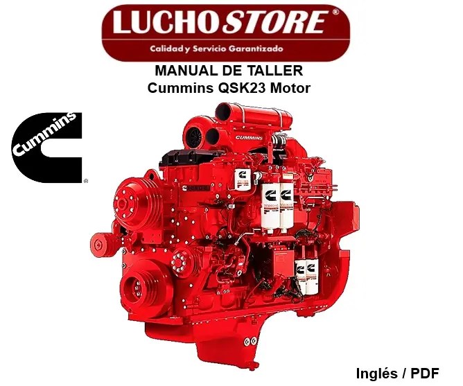 Cummins QSK23 Motor Manual de Taller y Reparación