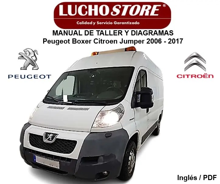Peugeot Boxer Citroen Jumper 2006 - 2017 Manual de Taller Diagramas Eléctricos