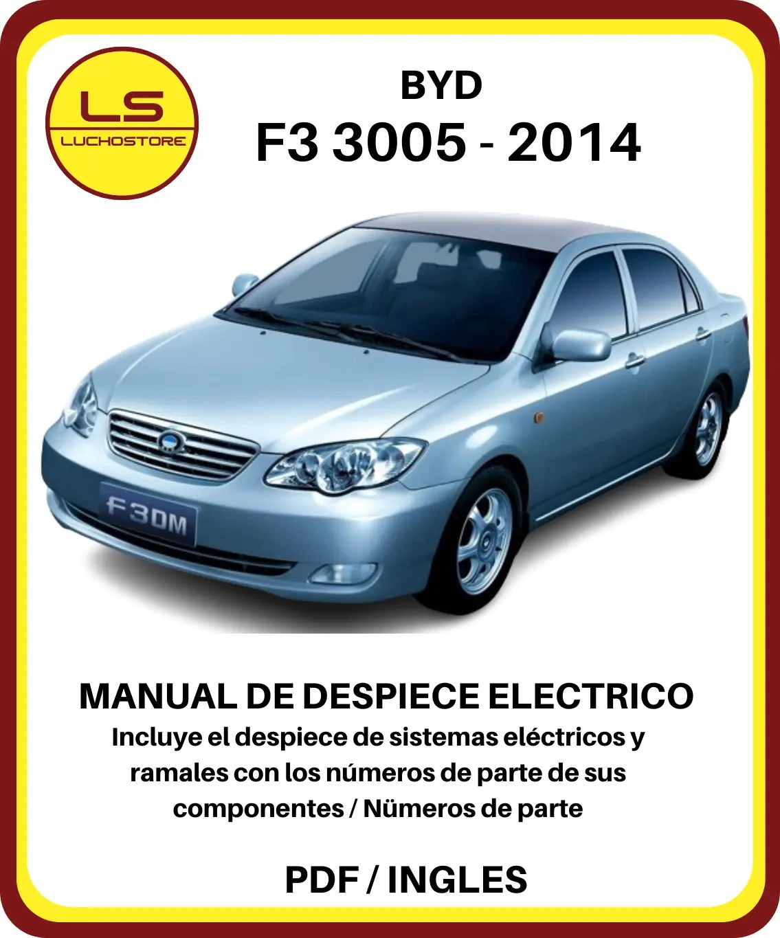 BYD F3 2005 - 2014 Manual de Despiece de Sistemas Eléctricos Conectores