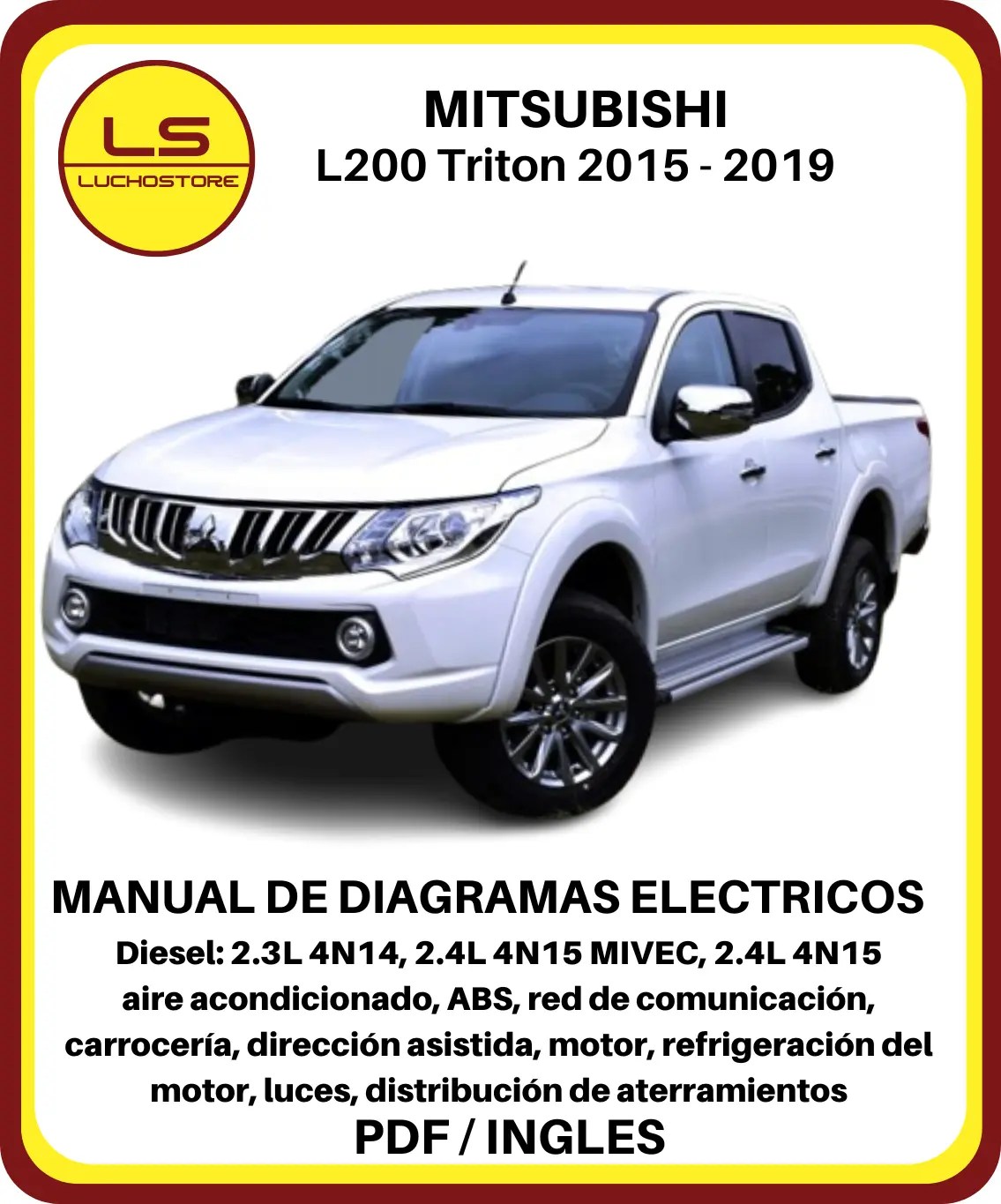 Mitsubishi L200 Triton 2015 - 2019 Diagramas Eléctricos