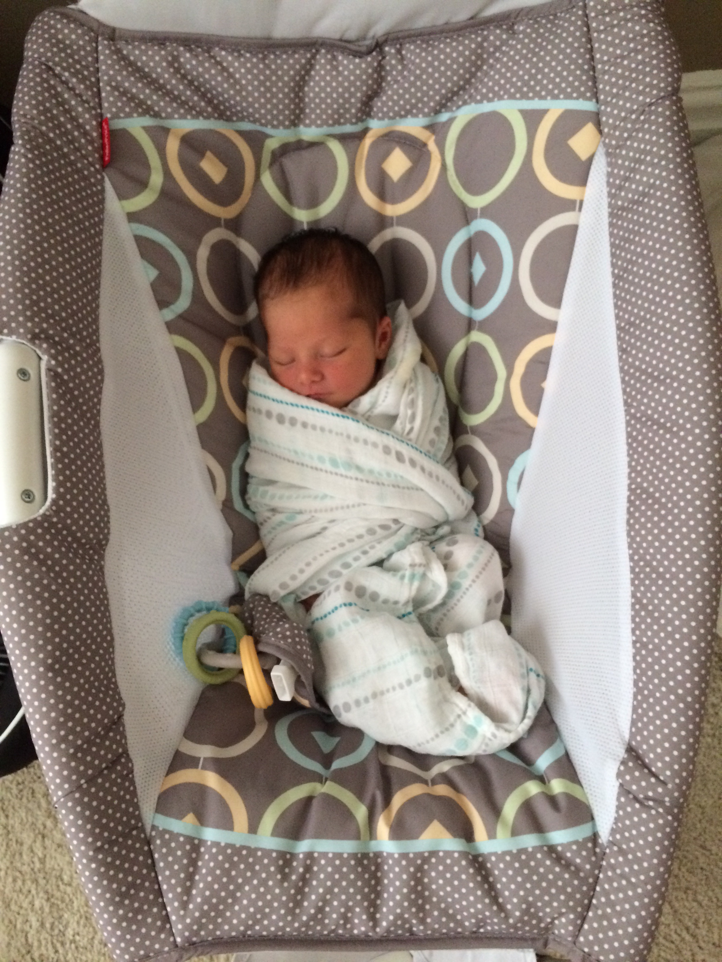 Liking her rock'n play