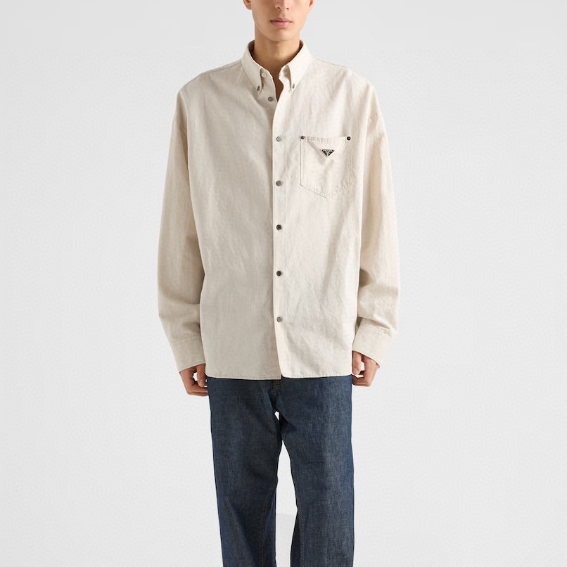 Alternative view of 프라다 셔츠 25FW RA1208