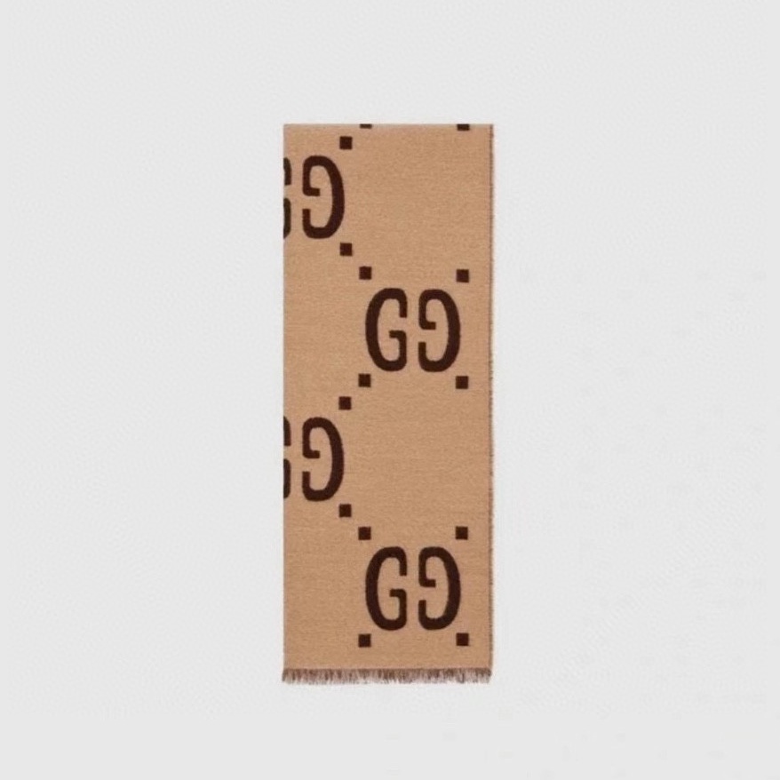 구찌 더블 페이스 GG 울 머플러 25FW VI2103