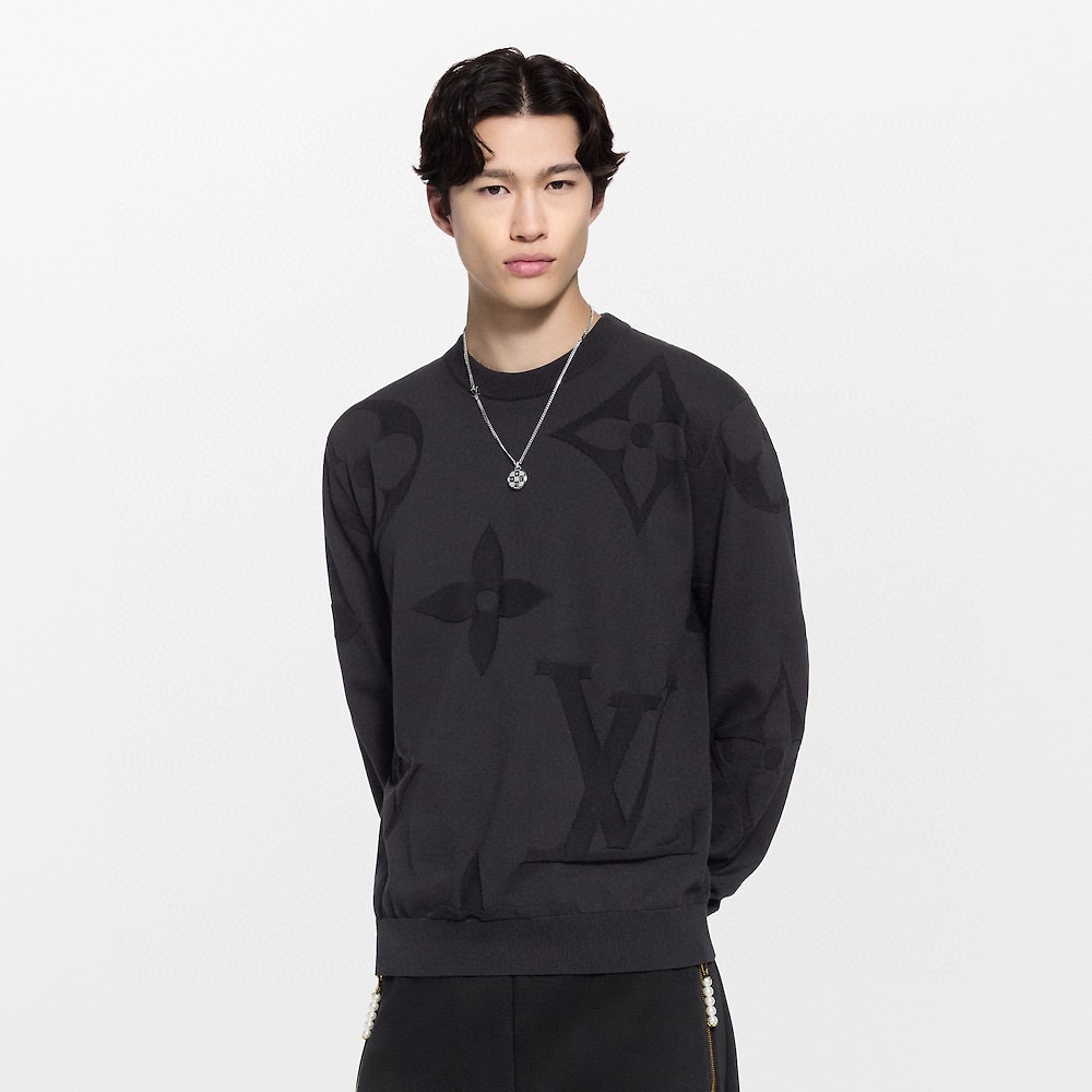 Alternative view of 루이비* 코튼 라운드 맨투맨 25FW RA1296