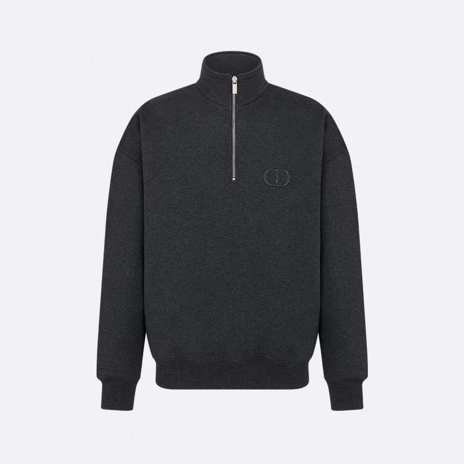 디* 하프 집업 로고 스웨트 셔츠 25FW RA1280